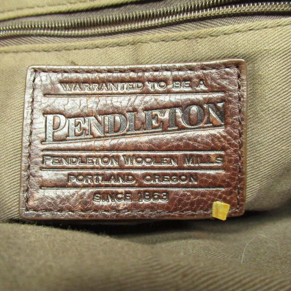 Pendleton Wool Crossbody Bag Unisex‎ One Size Brown Canvas Southwestern Travel